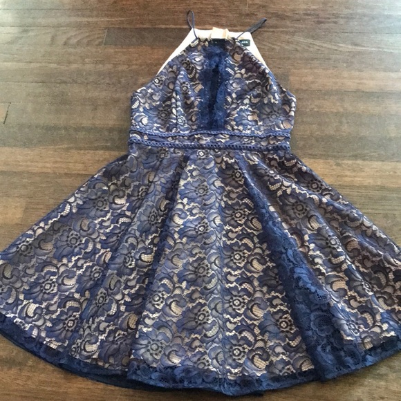 XS dress for teen blue lace - perfect - Picture 1 of 6